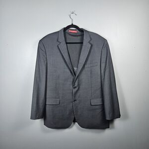 Kenneth Cole Dark Gray Awearness Extreme Slim Fit Sport Coat 46R Blazer Coat